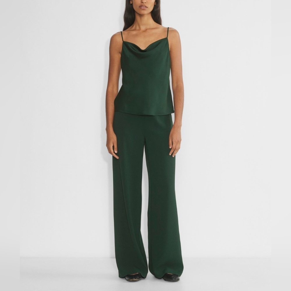 NWT // Babaton Strive Pant - Ultra-Wide Leg - Dark Olive